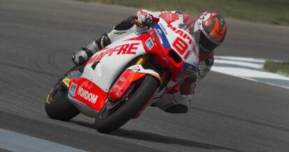 Jordi Torres, durante una carrera en Indianápolis.