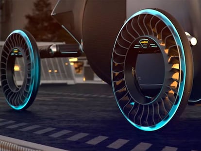 Goodyear Aero, el neumático para coches voladores que también sirve de hélice