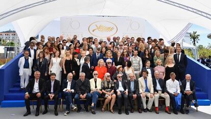 Miembros del jurado, dignatarios e invitados del Festival de Cannes celebran su 70&ordm; cumplea&ntilde;os.