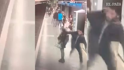 Agresion mujeres en el metro de Barcelona