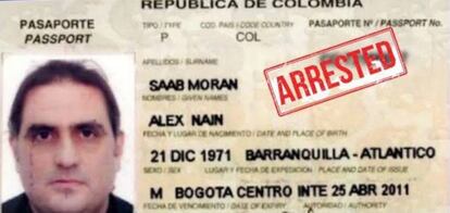 Alex Saab pasaporte