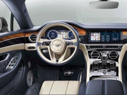Interior del Bentley Continental
