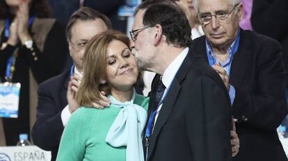 Mariano Rajoy y Dolores de Cospedal. 