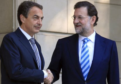 José Luis Rodríguez Zapatero y Mariano Rajoy.