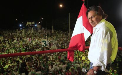 Alejandro Toledo, durante a campanha eleitoral em 2011.