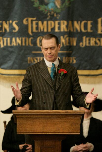 Steve Buscemi interpreta a Enoch Nucky en <i>Boardwalk Empire.</i>