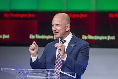 Jeff Bezos, presidente y fundador de Amazon