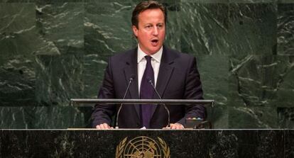 David Cameron discursa na Assembleia Geral da ONU.