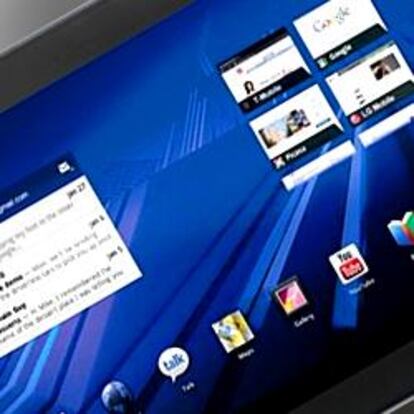 El tablet con pantalla 3D