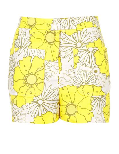 Shorts de estampado floral de Topshop. Costaban 46 euros, pero ahora se encuentran por 26 euros.