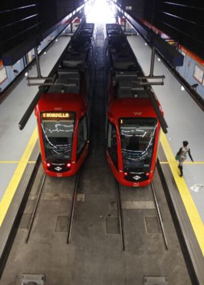 Estación de Colonia Jardín del Metro Ligero Oeste.