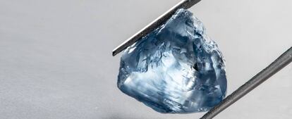 Diamante azul encontrado en Cullinan (Sudáfrica).