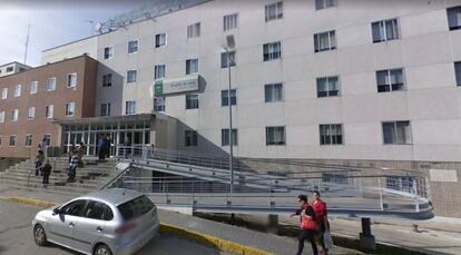 Fachada del hospital de Jerez de la Frontera (C&aacute;diz), donde muri&oacute; la menor.