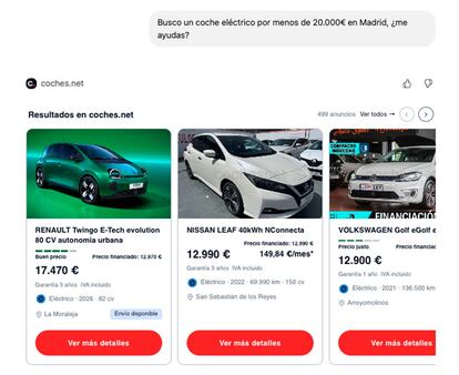 ChatGPT en coches.net