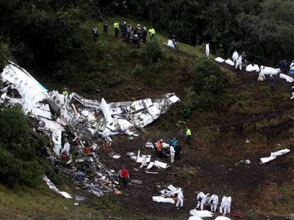 El accidente de avión del Chapecoense en Colombia