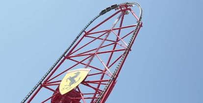 Una de las atracciones de Ferrari Land, el parque situado en las instalaciones de Port Aventura.