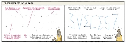 Trampantojo 'Neoserpientes de verano' BABELIA 05/07/2025 . Ilustración: MAX