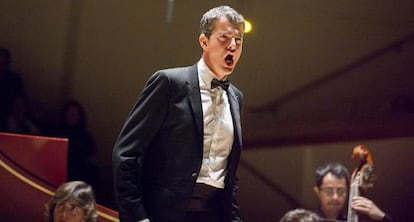 El contratenor Philippe Jaroussky, el domingo.