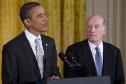Barack Obama y William Daley, el 6 de enero de 2011.
