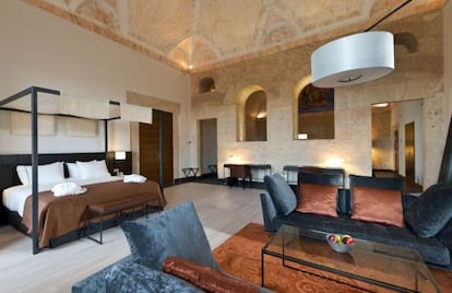 Habitación del hotel Eurostars Convento de Capuchinos, en Segovia.