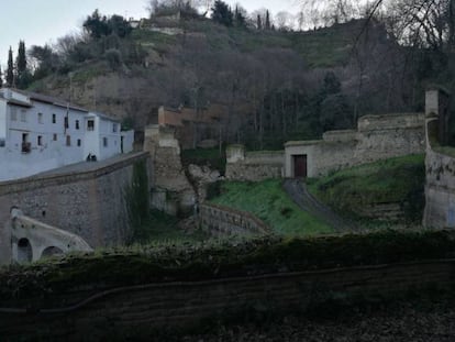 Muro del Barranco de Fuentepeña.