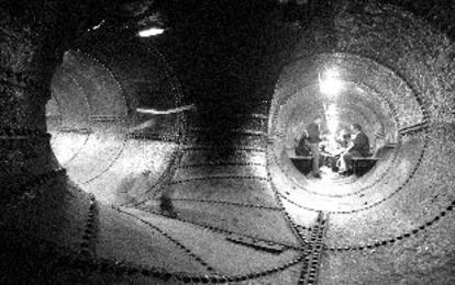 Imagen del interior de la turbina del Museo Colonia Sedó de Esparreguera.