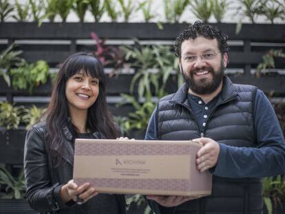 Claudia de Heredia y Alfonso Lomel&iacute;, directivos de Kichink.