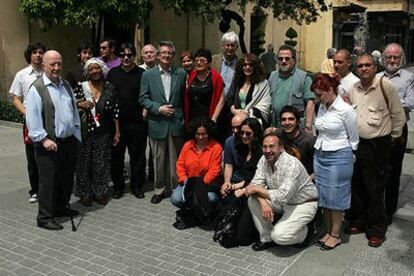 Poetas europeos e hispanoamericanos, ayer en Córdoba, donde participan en Cosmopoética.