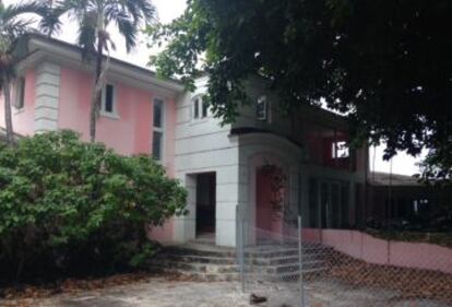 La casa que Pablo Escobar tenía en Miami Beach.