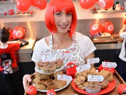 Samantha Cameron, en la cocina de la residencia del primer ministro.