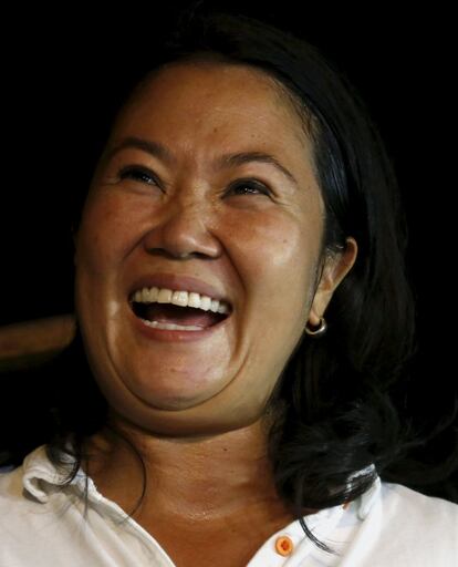 La aspirante Keiko Fujimori.