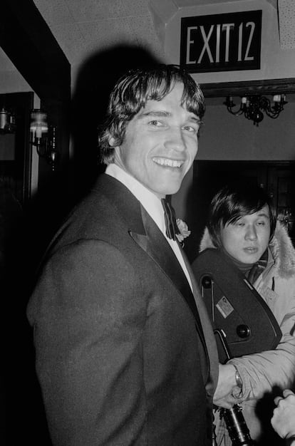 Arnold Schwarzenegger en los años sesenta en Nueva York.