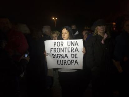 Protesta por los controles en Gibraltar.