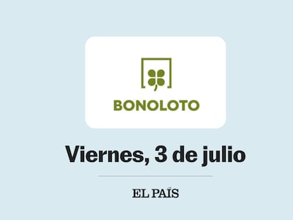 Bonoloto comprobar sorteo del viernes 3 de julio de 2026