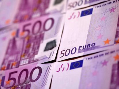 Bitllets de 500 euros.