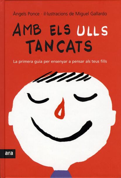 Portada del libro 'Amb els ulls tancats' (Ara Libres). Àngels Ponce y Miguel Gallardo.