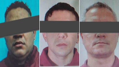 Los tres policías acusados de asesinar al adolescente Lucas González.