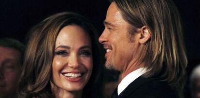 Los actores Angelina Jolie y Brad Pitt.