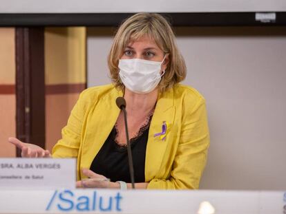 Catalan Health Chief Alba Vergés.