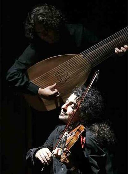 El violinista Ara Malikian, en el Corral de Comedias de Alcalá.