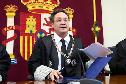 El fiscal general del Estado, Álvaro García Ortiz, este martes en Santander. 