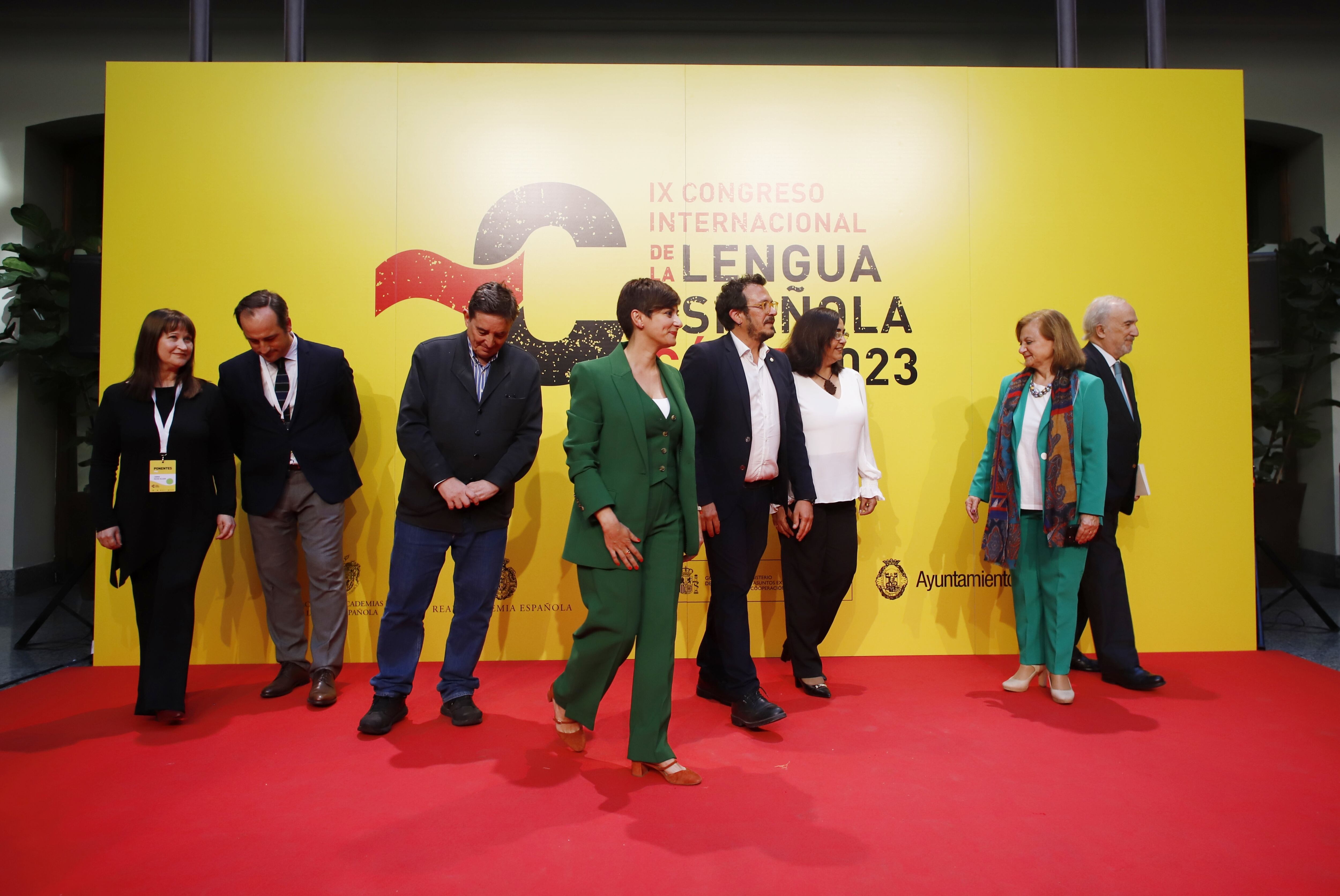 Acto de clausura del Congreso Internacional de la Lengua Española este jueves en Cádiz.