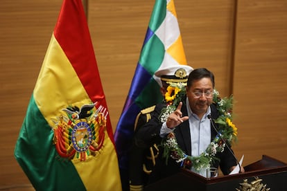 Luis Arce, presidente de Bolivia