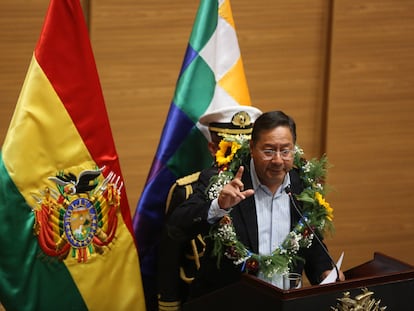 El presidente de Bolivia, Luis Arce, el pasado 6 de febrero.