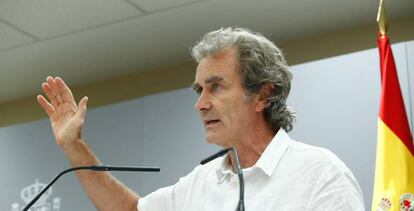 El director del Centro de Coordinación de Alertas y Emergencias Sanitarias, Fernando Simón.