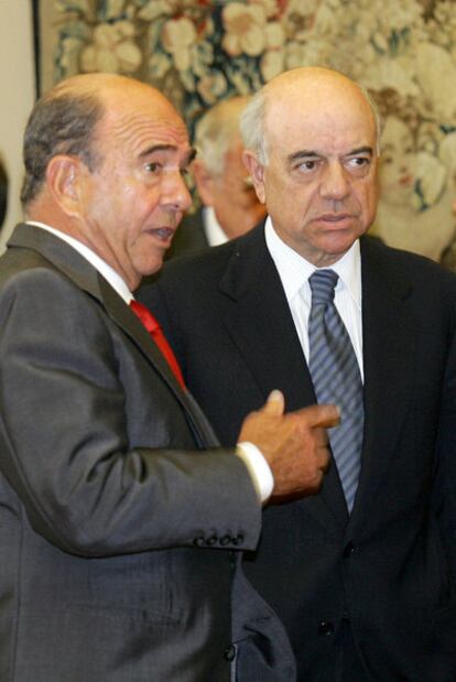 Emilio Botín (Santander, izquierda) y Francisco González (BBVA).