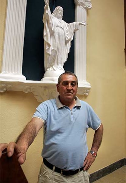 El alcade Fidel Clemente, en el Ayuntamiento.