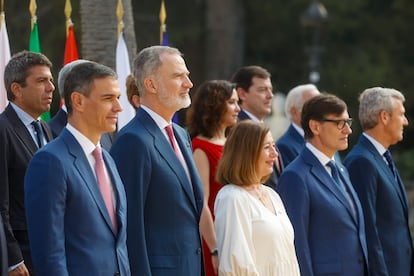Pedro Sánchez y Felipe VI, el pasado viernes en Barcelona en la Conferencia de Presidentes.