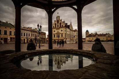 La plaza del Mercado de Rzeszów. 