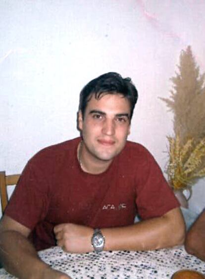 Ángel García Rubio, poco antes de ser asesinado.